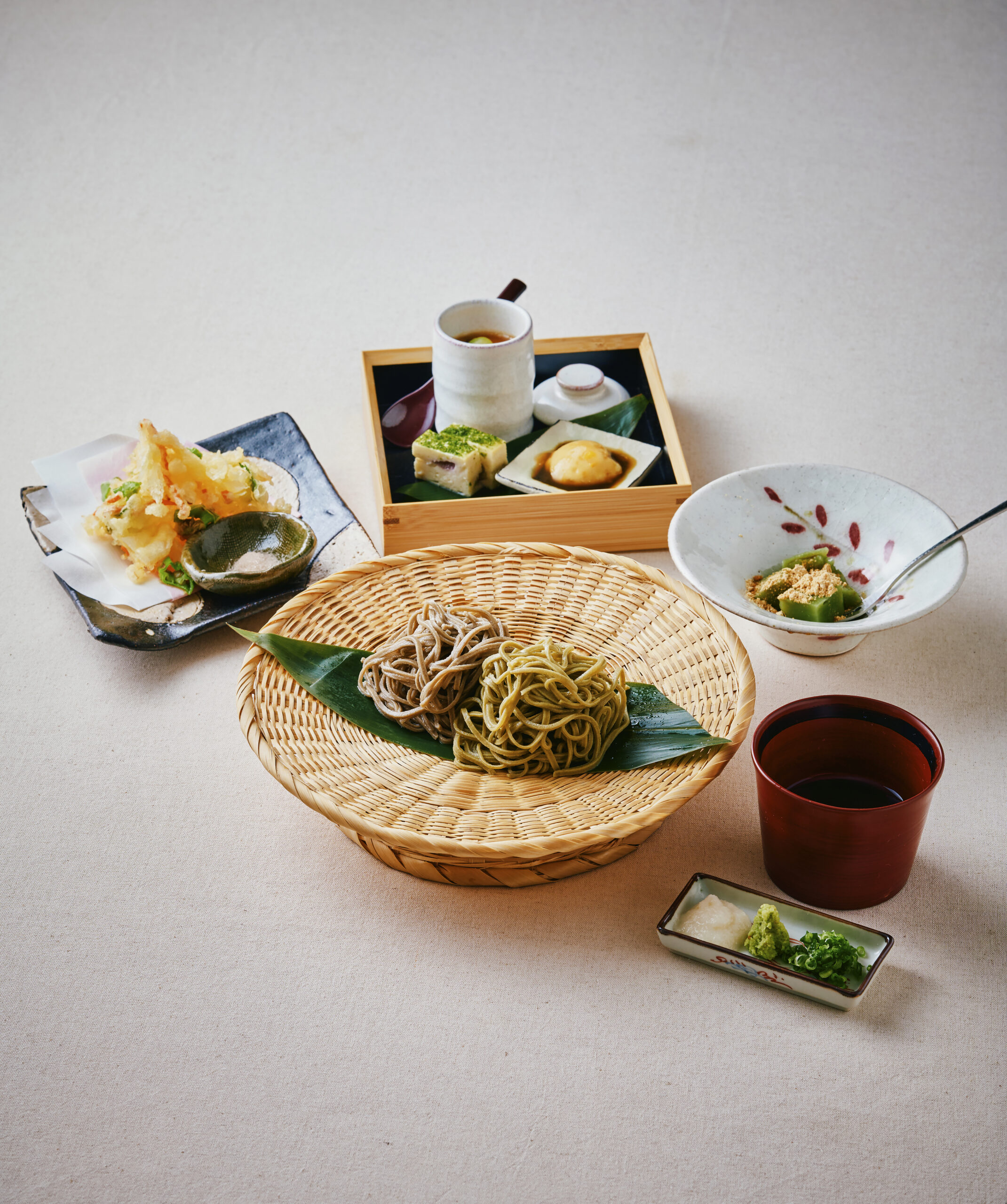 淡路島の玉葱を贅沢に　ランチ限定　蕎麦御膳　