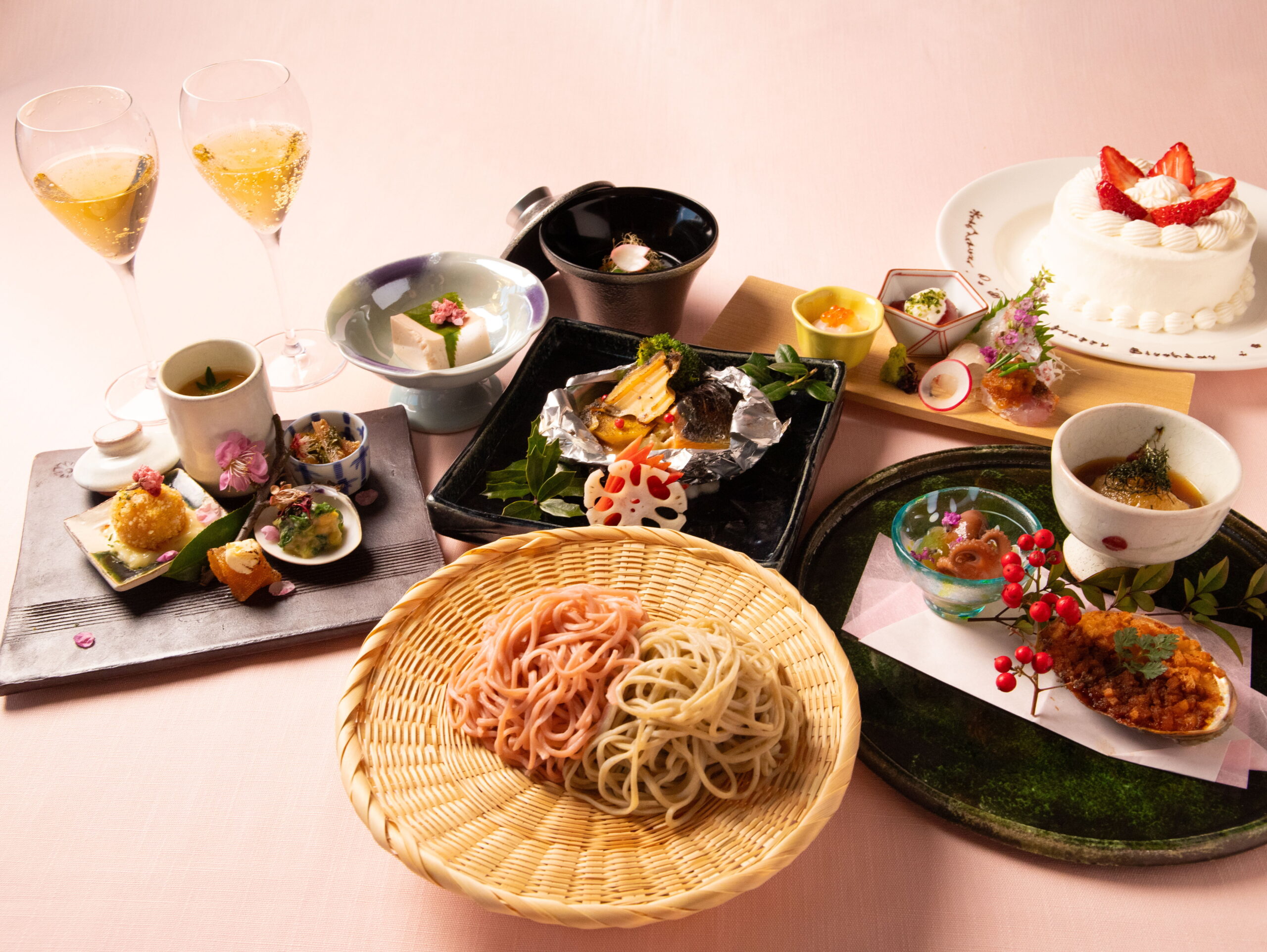 【新プラン】至福の時間を贈る「季節のお祝い会席」― 大切な節目に、Oh-SOBARの美食と彩りを