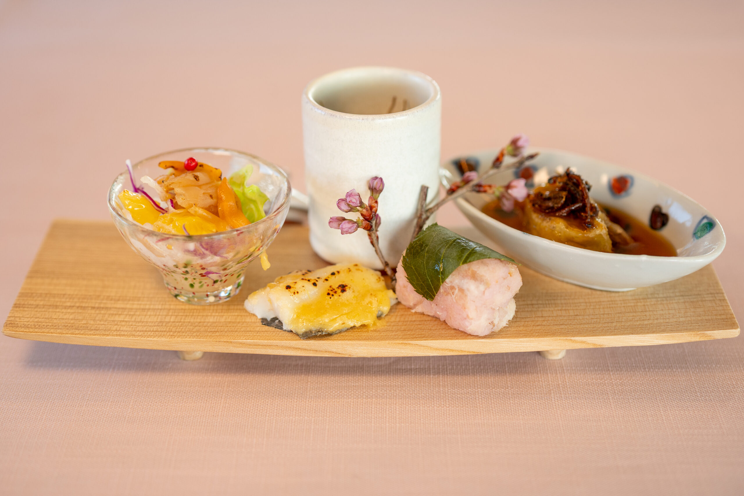 【桜香る淡路島会席】淡路島の春食材を使った前菜のご紹介