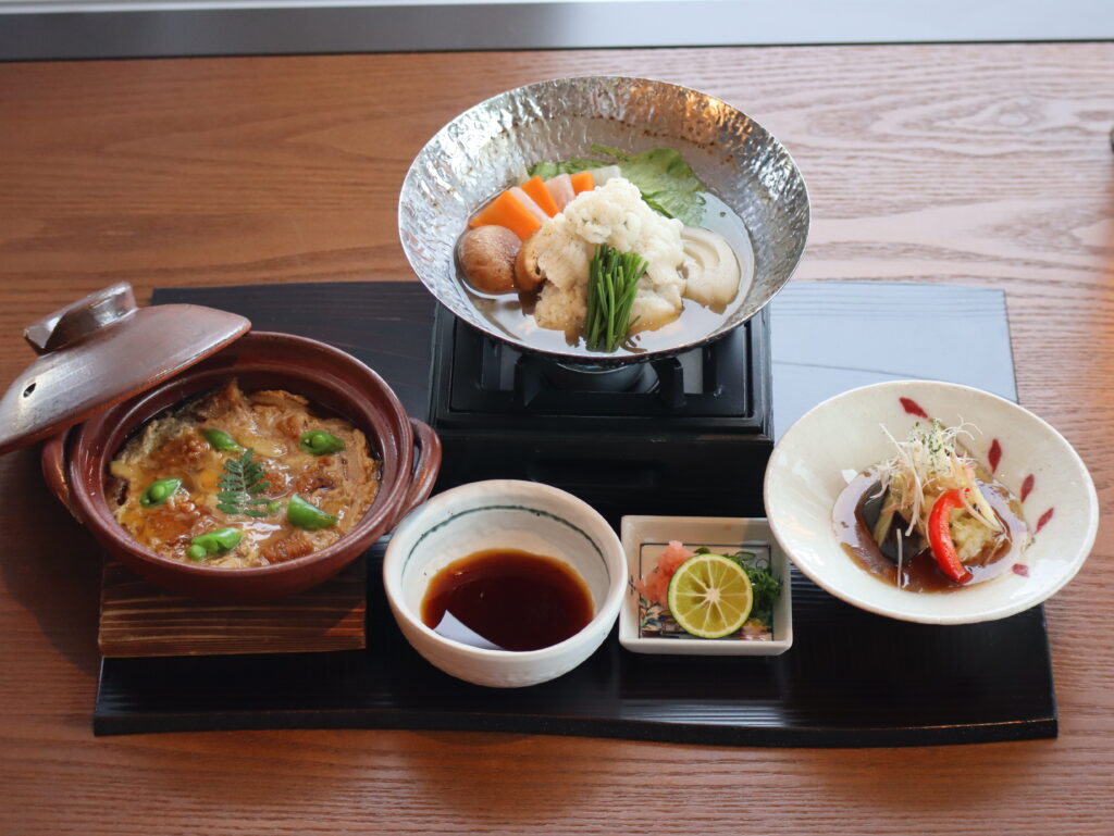 淡路島　鱧を使ったメイン料理